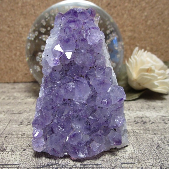 Other - Brazil Amethyst Cluster w/cut base (#5) Gemstone
